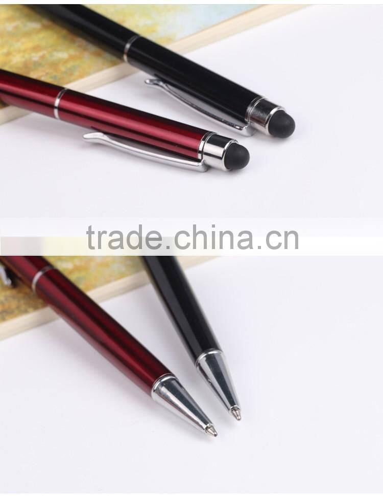 2016 hot sale metal touch stylus pen/touch screen pen/stylus touch pen