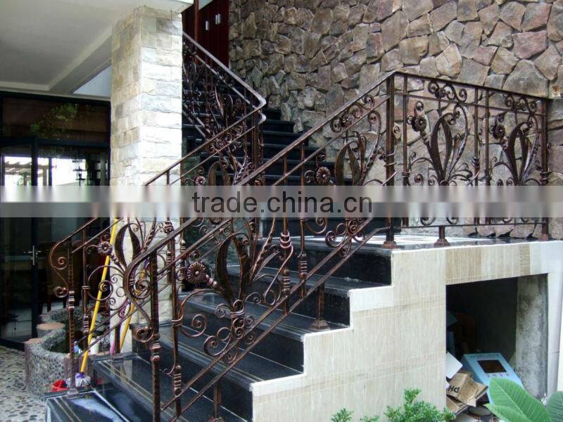 Top-selling outdoor artistic steel handrail