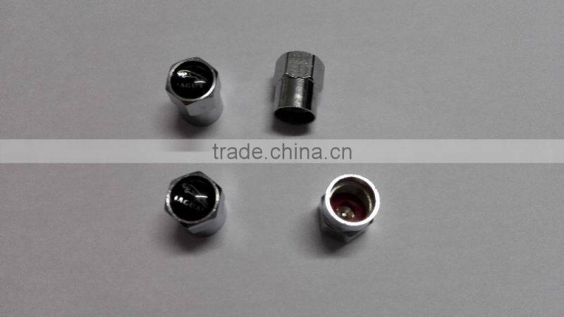 Anti-theft Car Logo Tire Valve Stem Cover Tyre Dust Caps With Lock