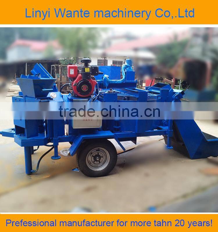 WT2-20M hot selling interlocking block machine/hydraulic pressing brick machine