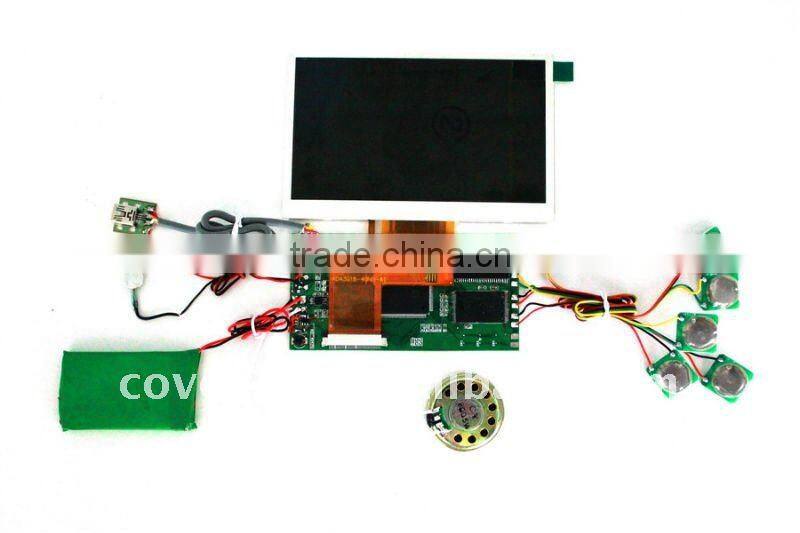 Programmable viedeo sound modules for greeting cards