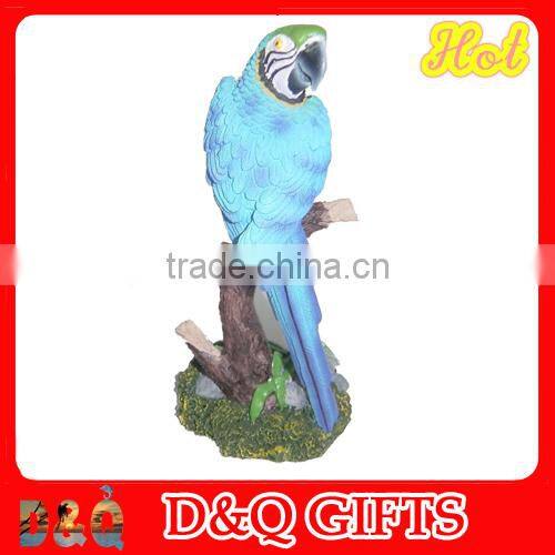 Garden Decoration Animal Figurine with Polyresin Parrot