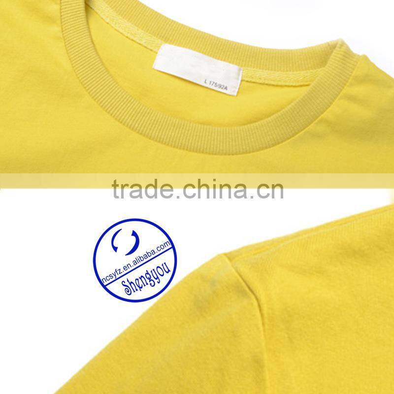 2015 China manufacturer wholesale custom printing men t shirt with pocket