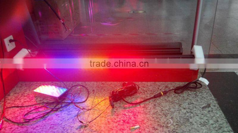 30inch 40 inch 50inch color change remote control led light bar, red, amber ,blue and white strobe light bar