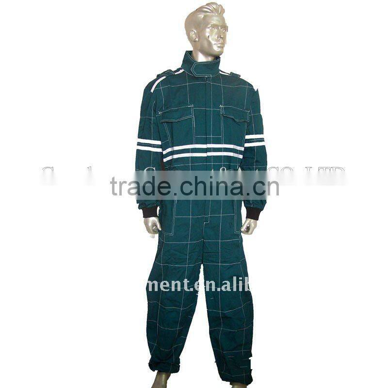 Eastern European style Workwear Coveralls with reflective tapes Chinese Supplier