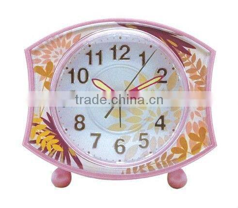 Plastic table alarm clock