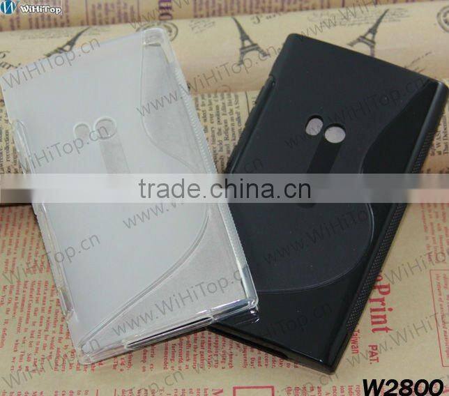 Hot Sale S line Design TPU Case for Windows Phone Lumia 920. Silicon S LINE CASE FOR NOKIA LUMIA 920