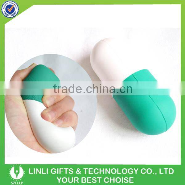 Pill shape promotion pu foam ball