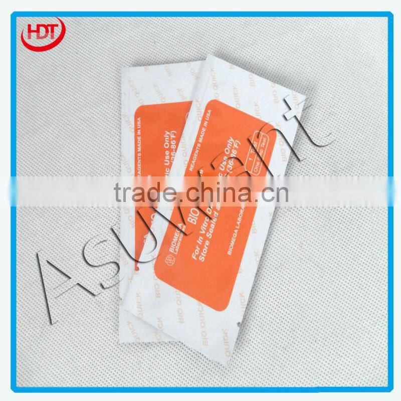 Pregnancy testing packaging three side sealed aluminium Foil bags