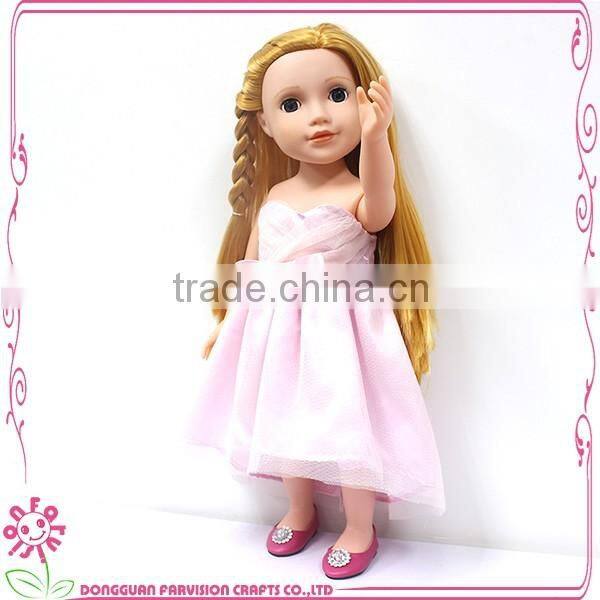factory handmade 18 inch fashion vinyl dolls