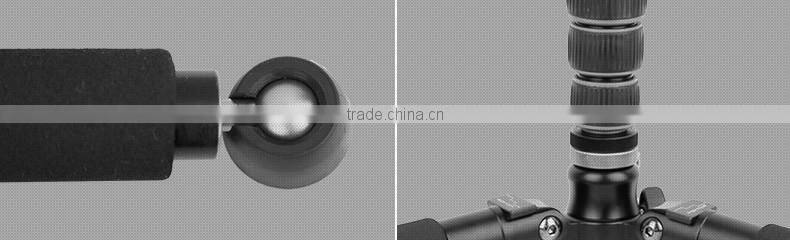 QZSD-Q178 Portable 0.53KG Folding Ultra Aluminum alloy tripod compact desktop Macro mini tripod kit with ball head for DSLR