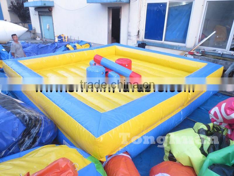 2015 big baller wipeout inflatables / inflatable red big baller games / big baller inflatable obstacle course