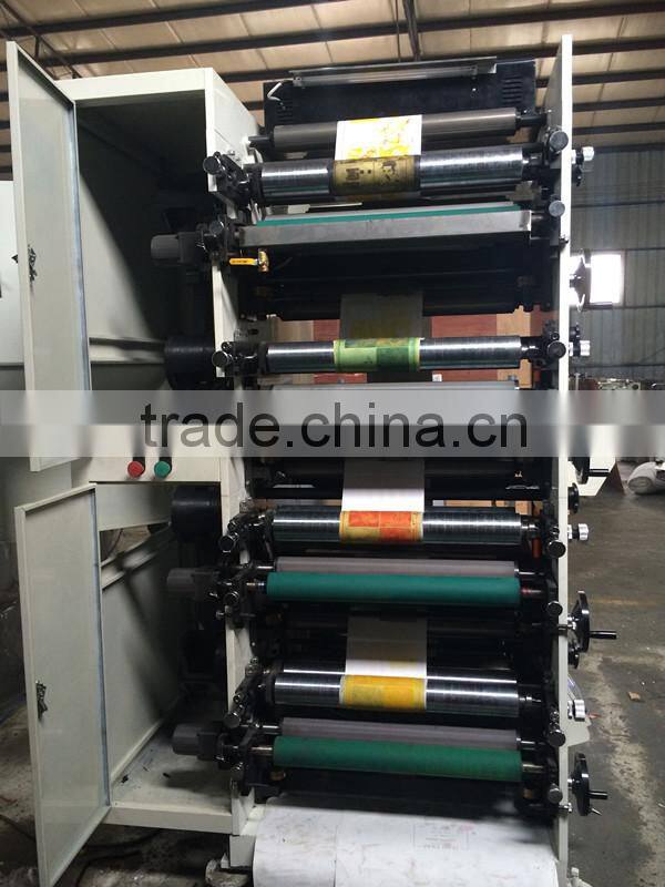 MR-600 Automatic Four Colors Paper Cup Roll Feeding Flexo Printing Machinery