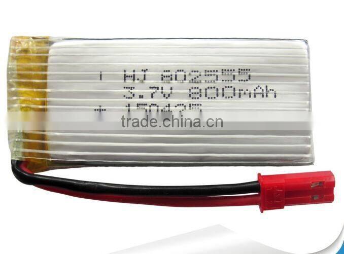 802555 3.7V lipo battery 800mah lithium polymer battery 3.7v rc helicopter battery