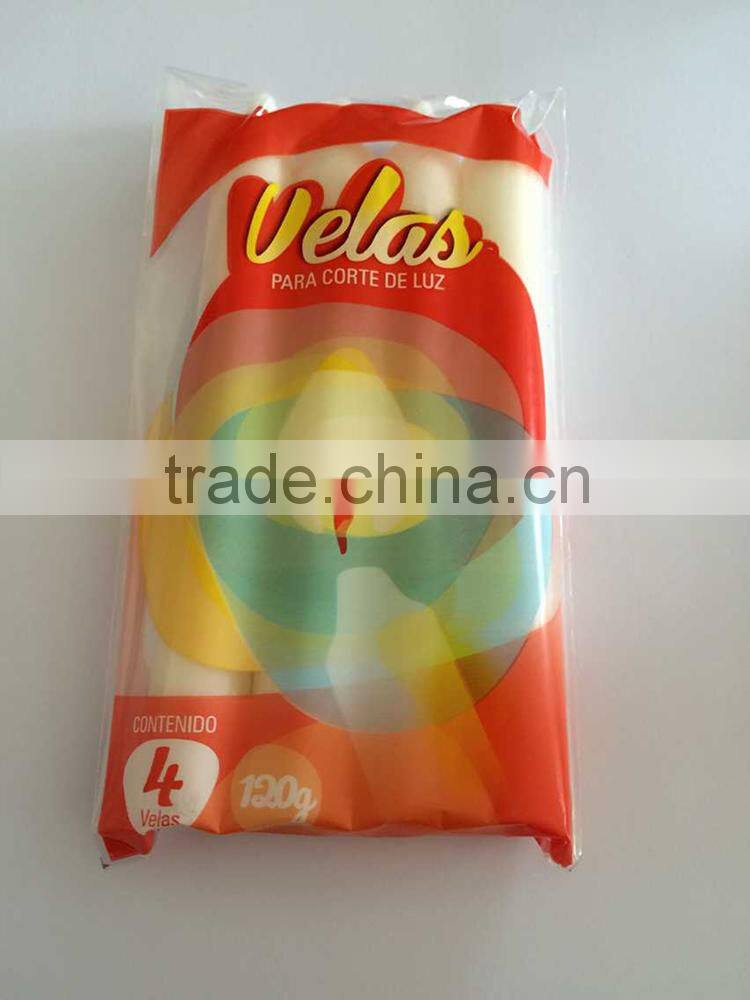 basic household table Candle white candle 90g and 120g