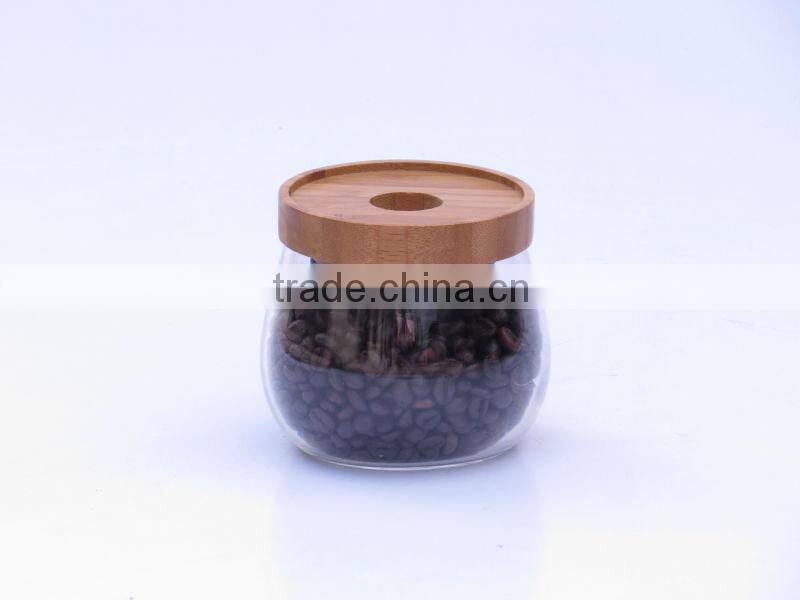 DongGuan Wood Lid Glass Bottle
