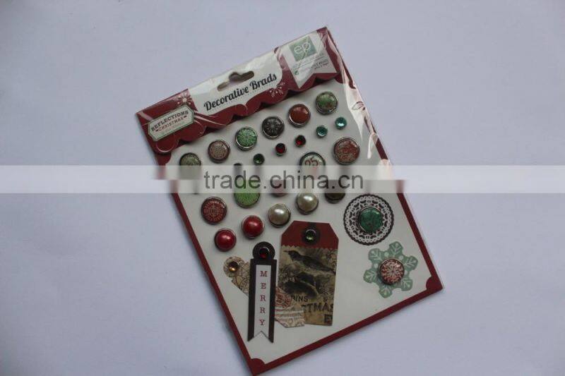 metal scrapbooking brads for decoration,crafts