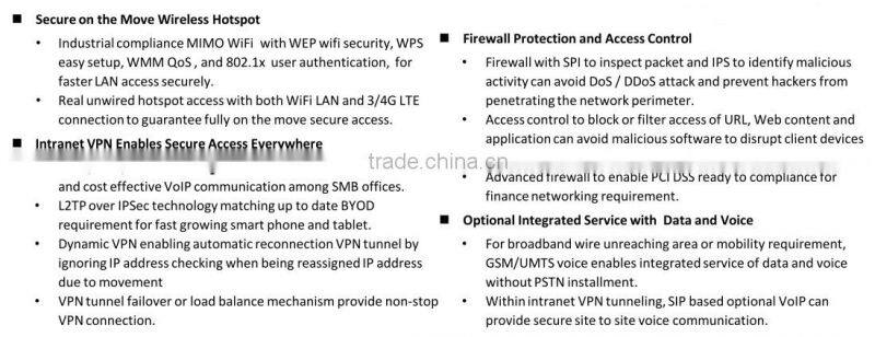 3g / 4g lte cellular wireless network router