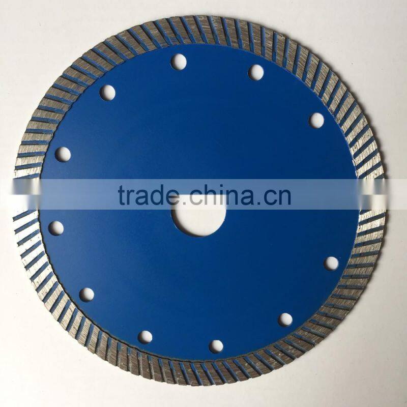 180mm Fine Turbo Wave diamond saw blade for cutting granite, marble ,stone,ceramic
