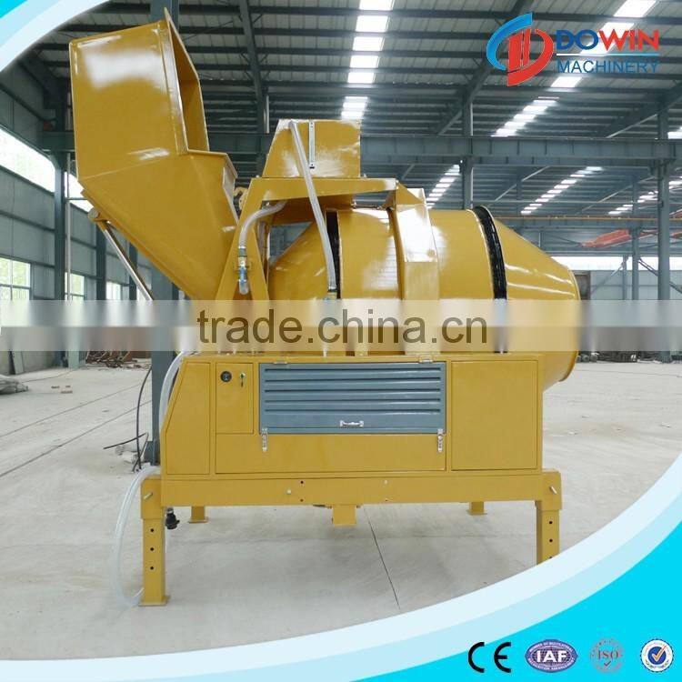 JZR500 diesel engine loading hydraulic pump concrete mixer