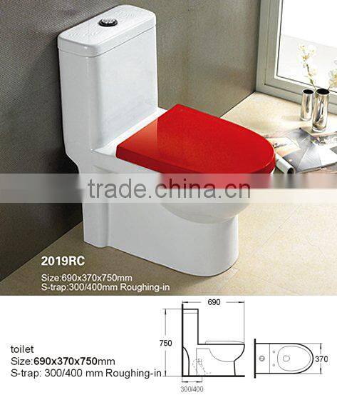 Made in China Wholesales Toilet Export Design Bathroom Ceramic Porcelain WC Toliet