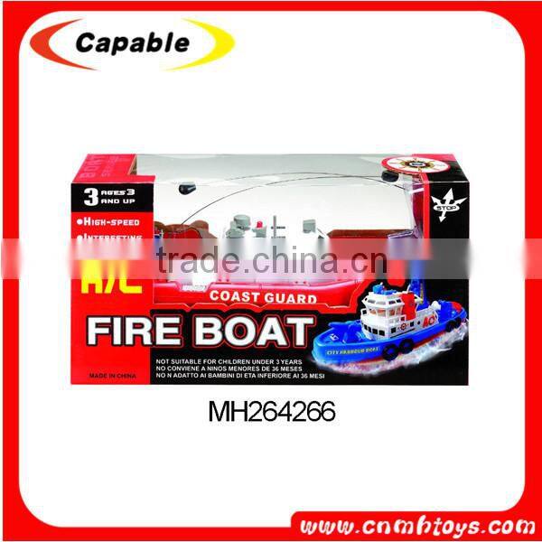 4 channel high speed rc boat dynamic fire boat toy