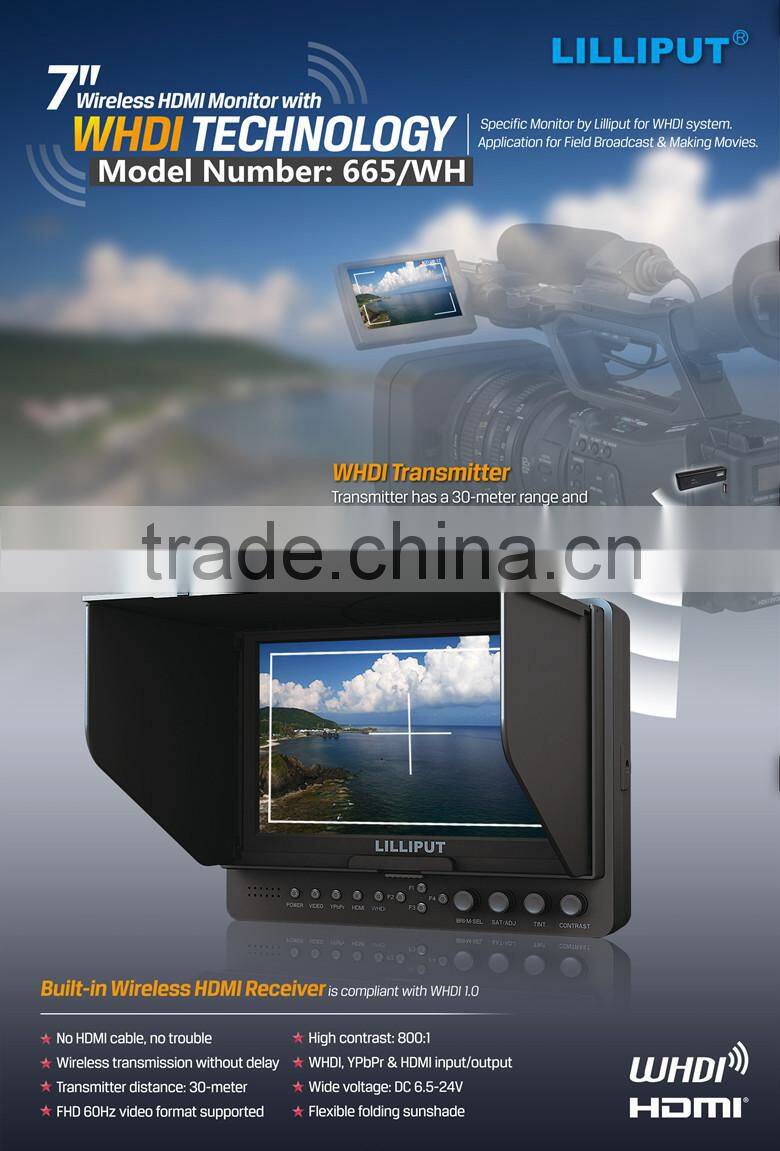 wireless hdmi monitor 1080p 7 inch lcd monitor with hdmi interface screen