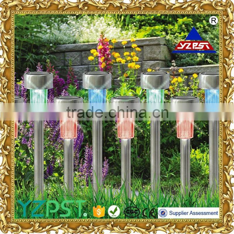 RGB LED solar garden light
