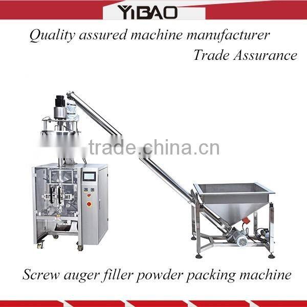 Fully automatic spices powder packing machine with screw elevator