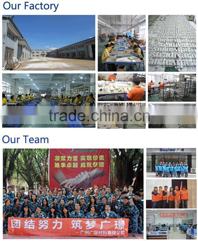 Attractive advertising equipment epoxy resin illuminated shop sign