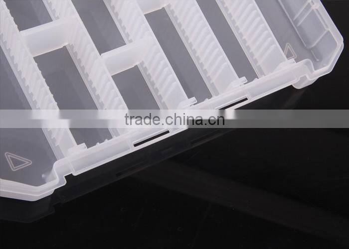 Compartments Closed Large Capacity 27*18*4.5cm Fishing Tackle Box