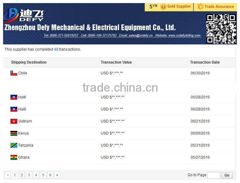 3000m depth BQ,NQ,HQ core drilling machine price DF-H-8