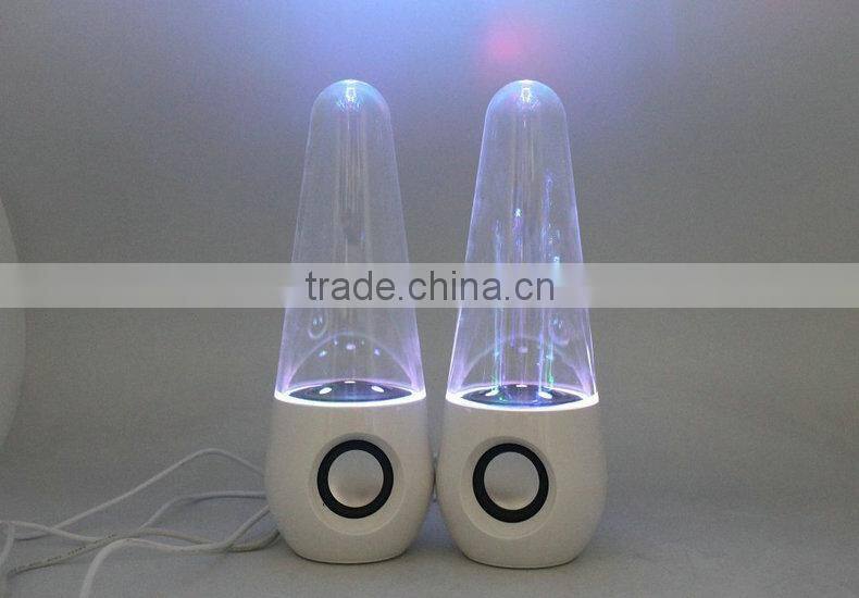 led water dance speaker stereo sound system for pc