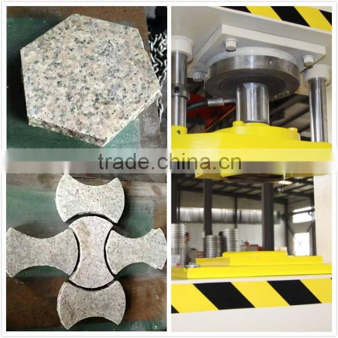 Hydraulic stone splitter machine for natural surface stone