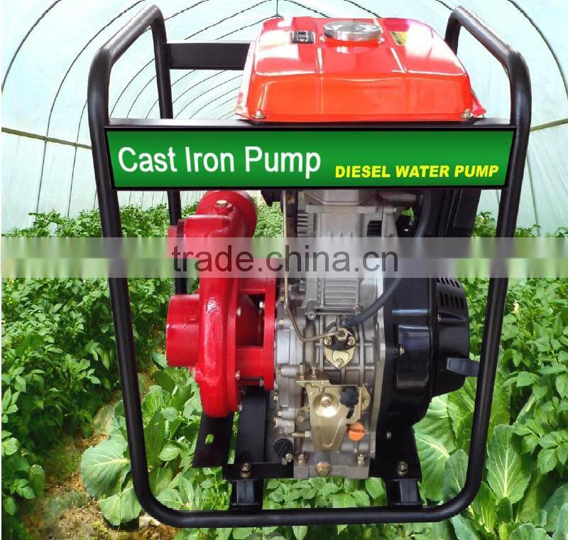 Cast Iron Water Pump with Diesel Engine