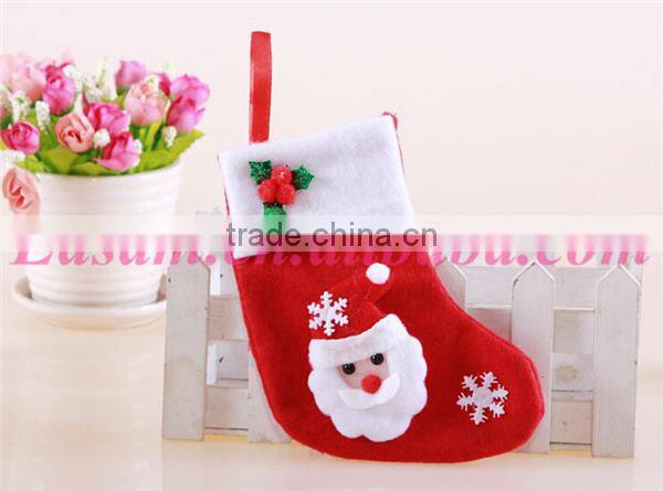 Christmas ornament funny christmas santa stockings for package
