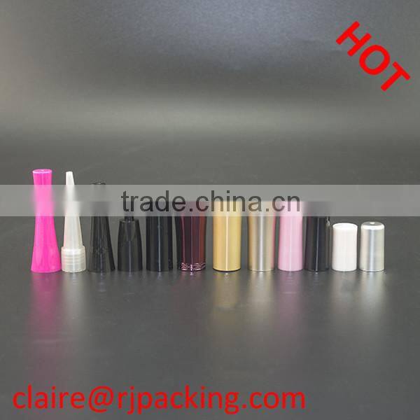 wholesale custom 15ml square glass empty nail polish bottle with uv metallic silver square cap