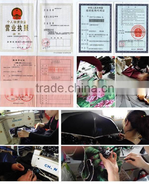 5 Fold Umbrella with Monogram, Cute Travel Umbrella