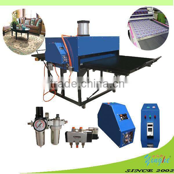flatbed Industrial carpet sheet heat transfer machine flatbed heat press machine
