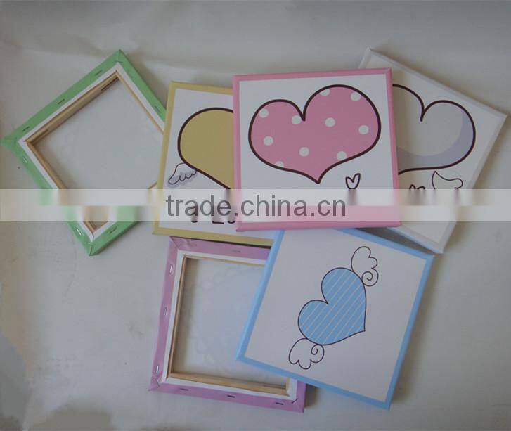 Foot/Finger print stretched canvas