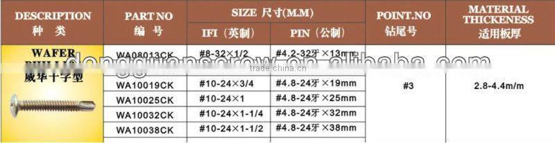 2013 hot selling self tapping screw