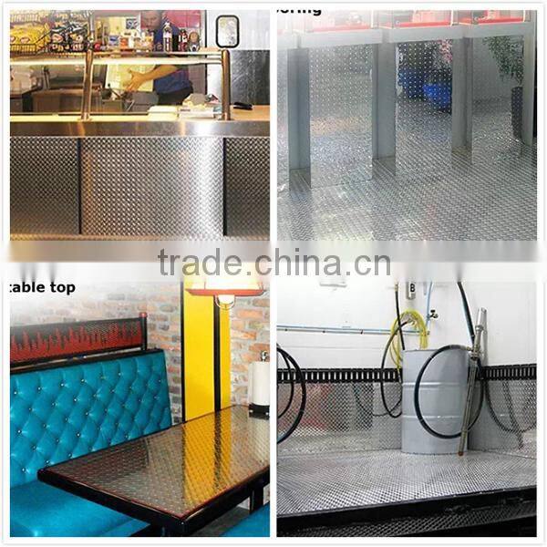 anodizing diamond tread embossed aluminum roofing sheet plate