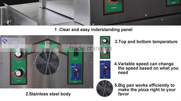 Commercial Restaurant Equipment 1/2-Layer Tunnel Cast iron pizza oven