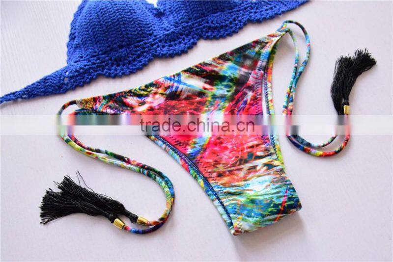 Handmade crochet hand transparent bikini, crochet hand sexy swimwear