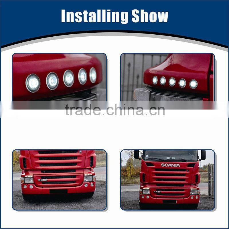 2013 NSSC E4 R87 9-32V latest DRL super brightness universal led daytime running lights