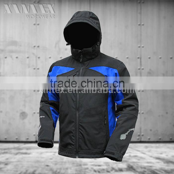 2015 new design waterproof breathable softshell jacket