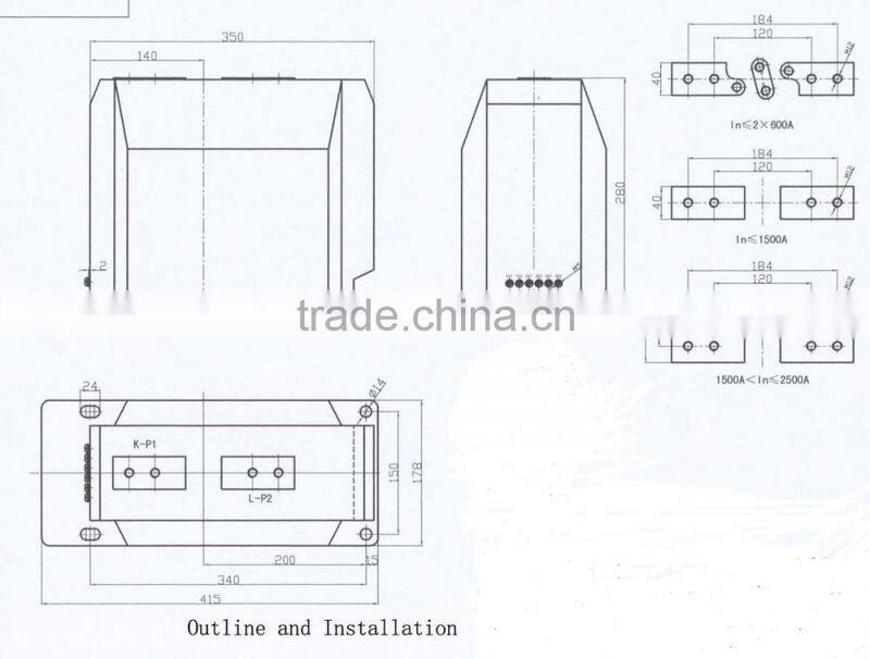 constant voltage transformer and Insulation level 24/50/125kv voltage transformer
