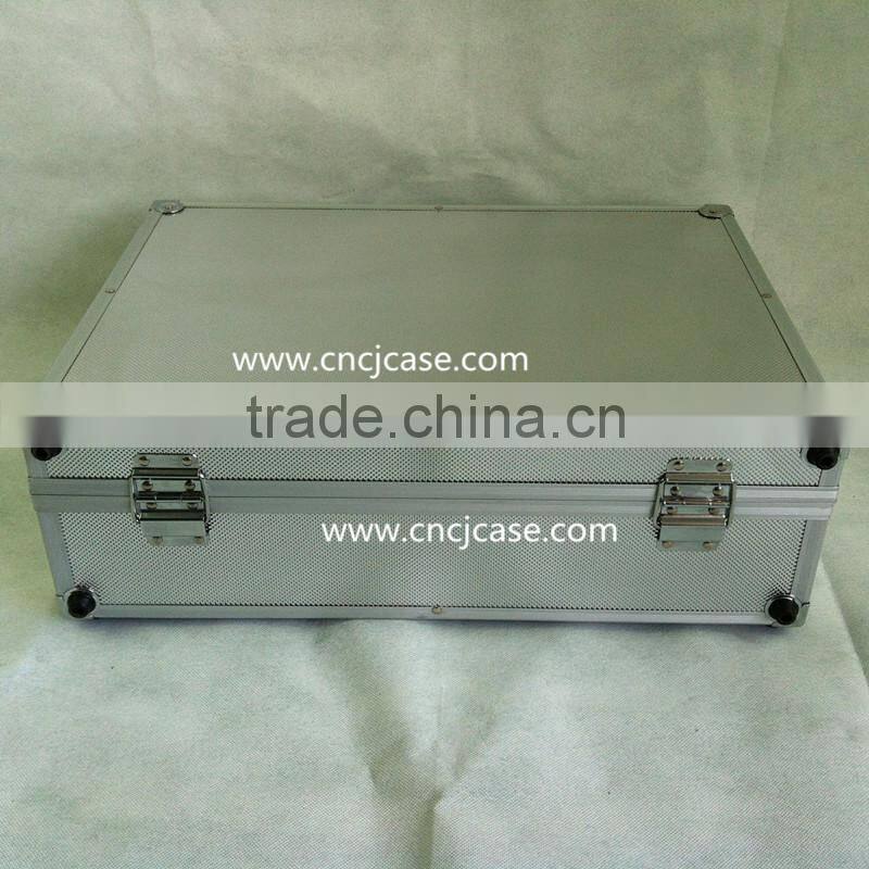 ABS silver diamond pattern aluminum tool case, useful aluminum case