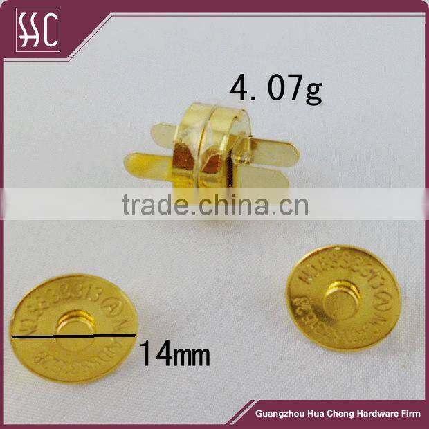 14mm and 18mm Brush Anti-Brass Magnetic Button for Bag,Low Price Wholesale in Guangzhou China