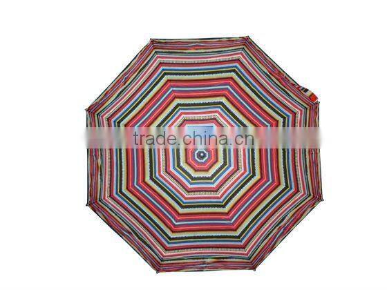 stripe mini super light windproof folding umbrella